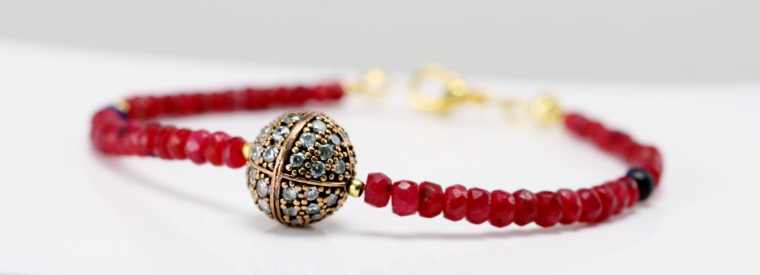 ruby bracelet - 2