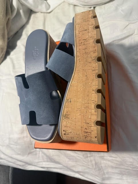 HERMÈS CHYPRE PLATFORM SANDALS - 2