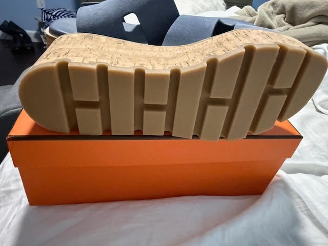 HERMÈS CHYPRE PLATFORM SANDALS - 3