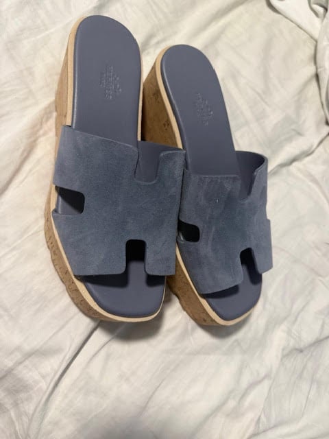 HERMÈS CHYPRE PLATFORM SANDALS - 5