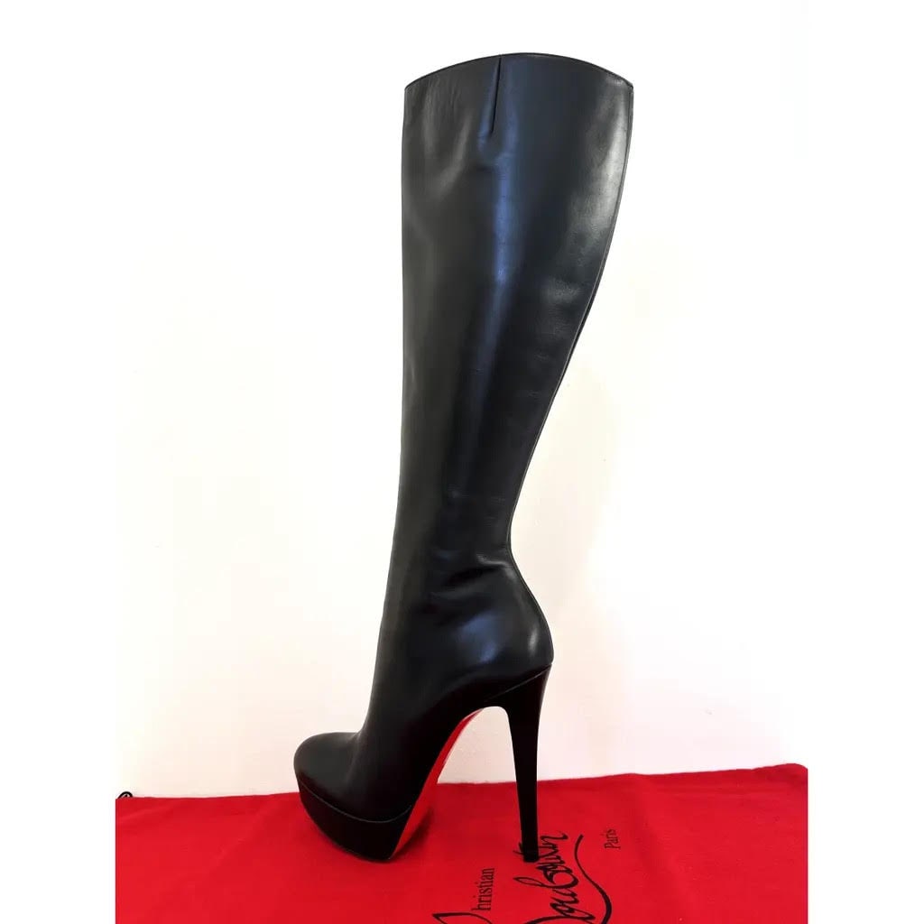 CHRISTIAN LOUBOUTIN KNEE-HIGH PLATFORM BOOTS (1 of 6)