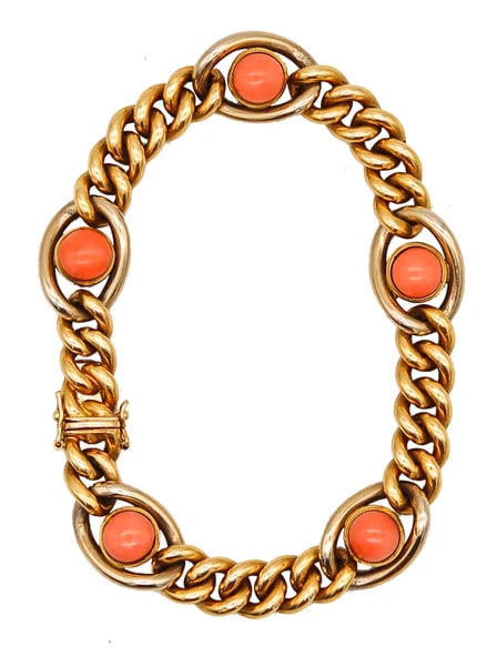 A stations bracelet designed by Carlo Weingrill.Beautiful statement piece, created in Verona Italy (1 of 4)
