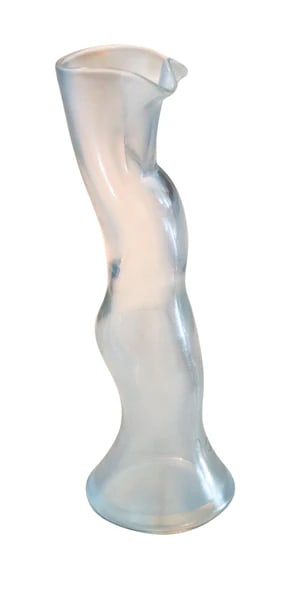 VENINI By Fulvio Bianconi Murano Women Torso Vase In Soffiato Iridescent Art-Glass (1 of 6)