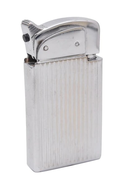 THORENS 1953 Masterpiece Pocket Petrol Lighter In Polished Chromed Steel (1 of 6)