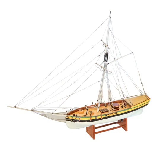 BALTIMORE CLIPPER 19th Century American Magnificent Model Scale Ship In Wood (1 of 8)