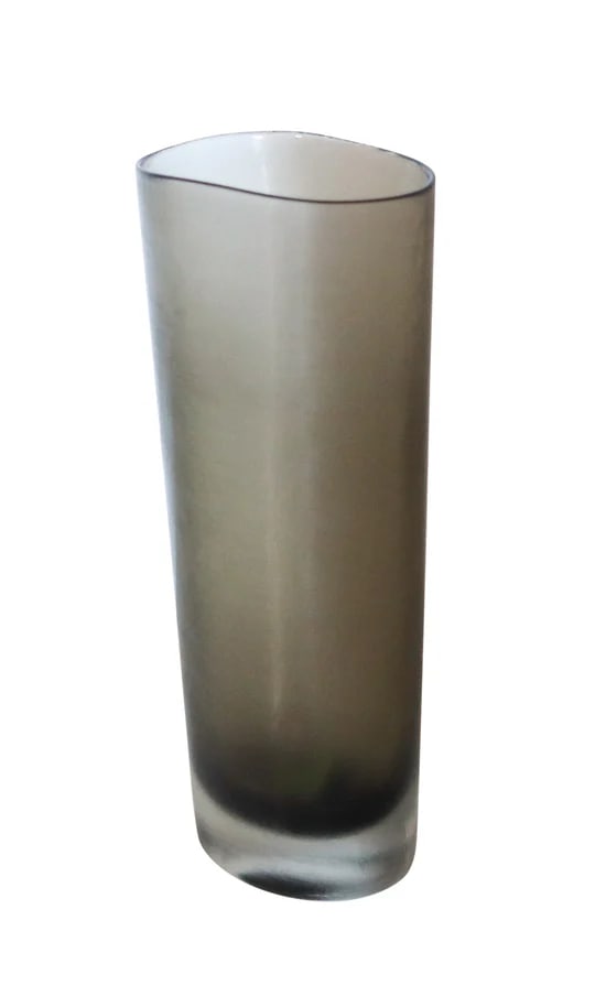 PAOLO VENINI 1955-56 For Venini & Co. Sommerso Insiso Art Glass Tall Vase (1 of 6)