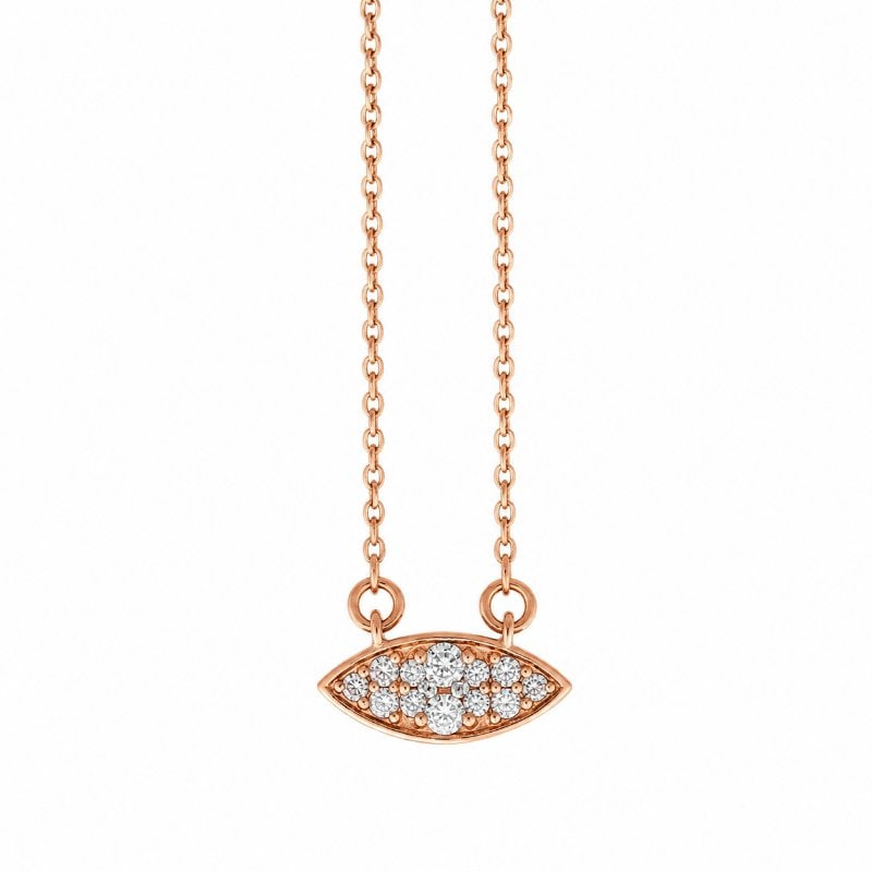 14KT GOLD DIAMOND NECKLACE (1 of 1)