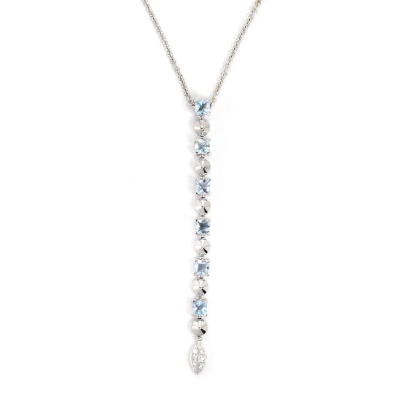 Bvlgari Bulgari LUCEA Necklace Diamond & Gemstone18k Gold Pendant Chain (1 of 5)