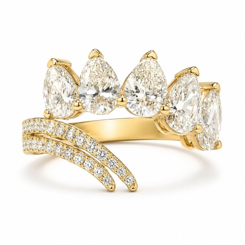 14KT GOLD DIAMOND RING (1 of 3)