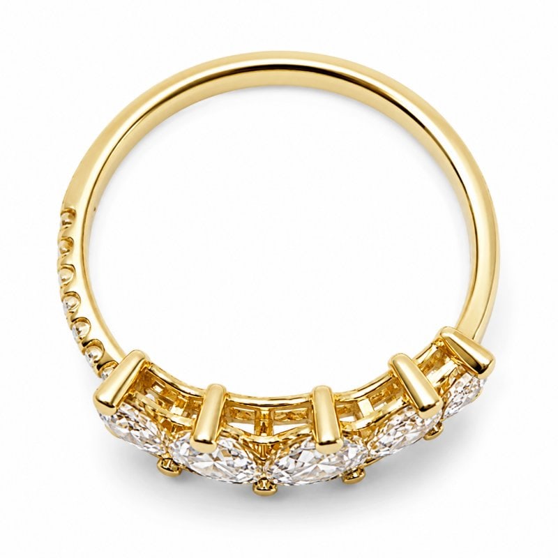 14KT GOLD DIAMOND RING - 2