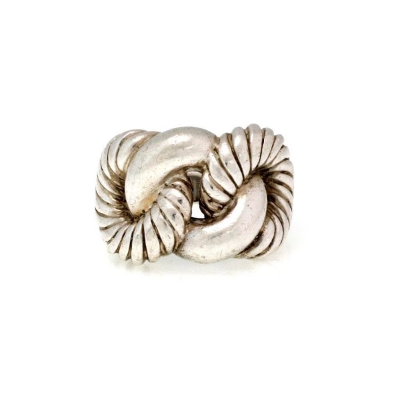 David Yurman Sterling Silver Triple Knot Cable Style Band Ring LIQUIDATION! (1 of 4)
