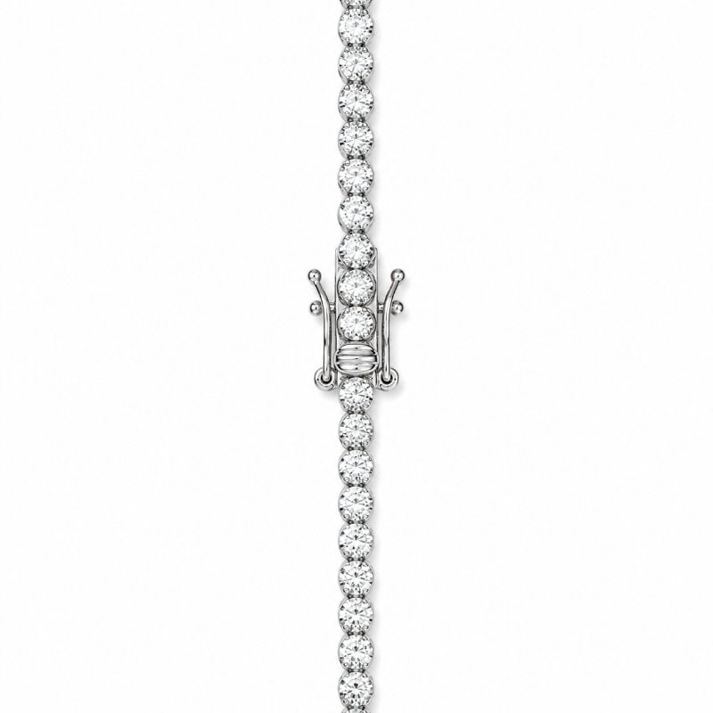 14KT WHITE GOLD DIAMONDS BUTTERCUP GRADUATED NECKLACE: 14KT WHITE GOLD DIAMONDS BUTTERCUP GRADUATED 16" NECKLACE14KT GOLD WT. APPROX. 11.576 GRAMDIA. WT. APPROX 4.02 CT / 133 PCS LENGTH: 16 INCHES