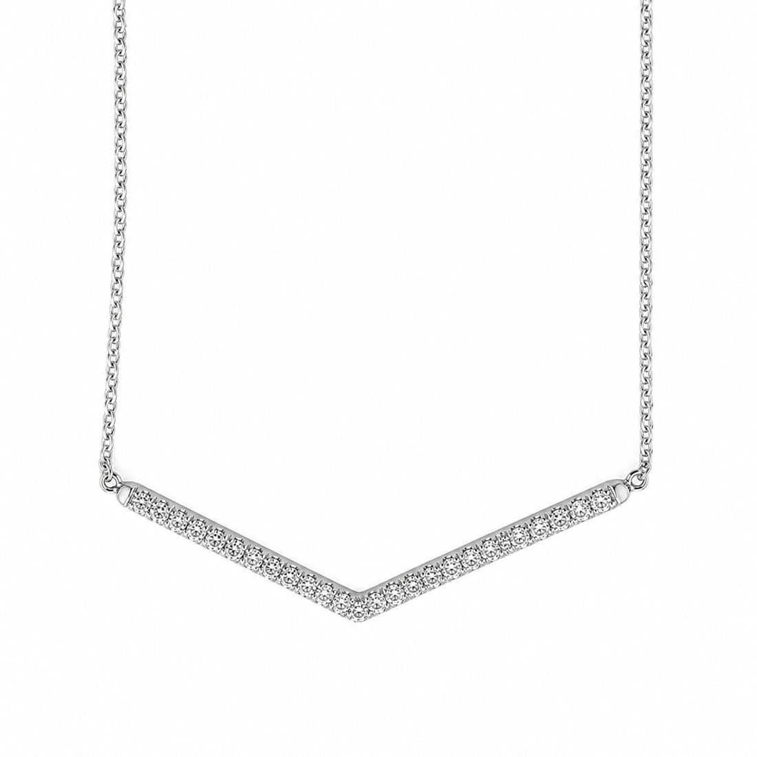 14KT GOLD DIAMOND NECKLACE (1 of 1)
