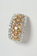 14 WHITE AND YELLOW GOLD DIAMOND EARRINGS - 4