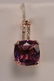 14K ROSE GOLD DIAMOND AND AMETHYST EARRINGS - 3