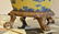 PAIR OF PORCELAIN ORIENTAL URNS ON BRONZE STANDS - 5