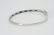 14K W/G SAPPHIRE AND DIAMOND BANGLE - 3