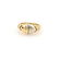 Bvlgari Bulgari 2 Tone Gold Nautica Fish Ring with Ruby