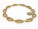 VINTAGE 2-TONE 18K GOLD & DIAMONDS LADIES LINK NECKALCE - 4