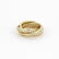 18K Yellow Gold Cartier Trinity Diamond Rolling Ring -