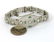 VINTAGE ART DECO 14K GOLD, DIAMONDS & EMERALDS BRACELET - 4