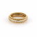 TIFFANY & CO. 18K YELLOW GOLD 5MM DIAMOND ETERNITY BAND
