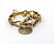 VICTORIAN 18K GOLD & ENAMEL LADIES FRENCH BRACELET - 3