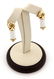 BVLGARI BULGARI 18K YELLOW GOLD & WHITE CERAMIC DROP - 3