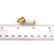 BVLGARI BULGARI 18K YELLOW GOLD & WHITE CERAMIC DROP - 4