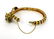 VINTAGE 18K GOLD, DIAMONDS & ENAMEL INTRICATE 3D - 2
