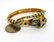 VINTAGE 18K GOLD, DIAMONDS & ENAMEL INTRICATE 3D - 4