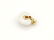 Bvlgari Bulgari 18K Yellow Gold White Ceramic Heart - 3