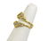 VINTAGE 18K GOLD & SPARKLING DIAMONDS LADIES SOLITAIRE - 2