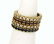 VINTAGE DIAMONDS, RUBIES SAPPHIRES 14K STACK BAND RINGS - 2