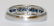 LADIES 14K W/ GOLD SAPPHIRE RING - 3