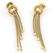 David Yurman 18K Yellow Gold Silk Tassel Diamond Dangle