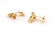 Estate 14K Yellow Gold Panther Cufflinks - 2