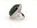 Estate 18K White Gold 82ct Carved Jade & Diamond - 2