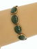 Vintage 14k Y/Gold Fine Polished Oval Jadeite Jade