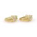 Estate 18K 2 Tone Gold Diamond & Ruby Dragon Head