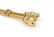 Estate 18K YG Diamond Ruby & Sapphire Double Dragon - 4