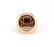Bvlgari Bulgari 18K Yellow Gold Carnelian Pyramid Ring - 3