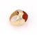 Bvlgari Bulgari 18K Yellow Gold Carnelian Pyramid Ring - 4