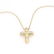 Tiffany & Co. 18K Yellow Gold Etoile Diamond Dots Cross