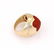 Bvlgari Bulgari 18K Yellow Gold Carnelian Pyramid Ring - 4