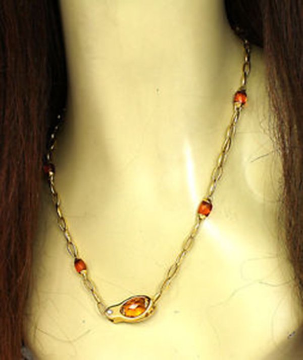 Chimento 18k Yellow Gold Diamond & Tourmaline Fancy: This is a designer Chimento yellow gold, diamond and tourmaline ladies chain link necklace. The piece is well crafted in solid 18k yellow gold with a smooth polished finish adorned with vibrant facete