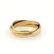 Cartier 18k Tri-Color Gold Trinity Rolling Bands Ring