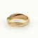 Cartier 18k Tri-Color Gold Trinity Rolling Bands Ring - 2