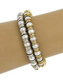 Gorgeous 18k Two Tone Gold 1.75ctw Diamond 7.4mm Set of (1 of 1)