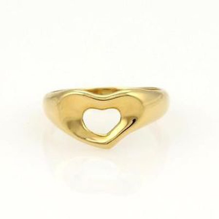 Tiffany & Co. Elsa Peretti 18k Yellow Gold Open Heart (1 of 4)